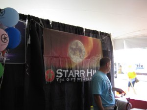 At the Starr Hill Booth